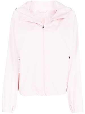 Kenzo Tiger logo-patch hooded jacket - Pink