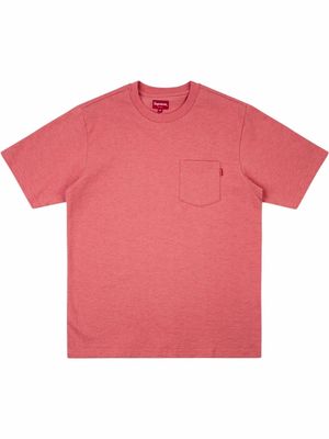 Supreme chest-pocket T-shirt - Red
