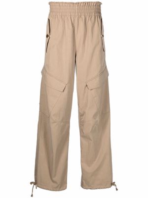 Dion Lee straight-leg cargo trousers - Neutrals