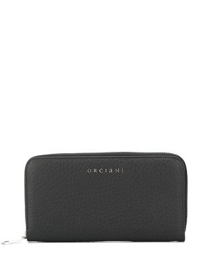 Orciani logo plaque wallet - Black