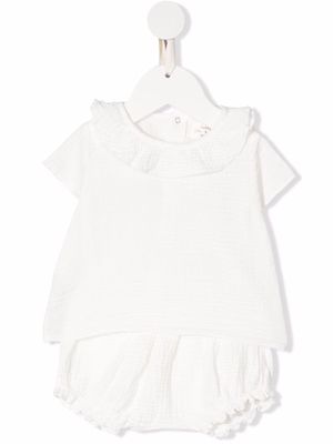 TEDDY & MINOU cotton shorts set - White