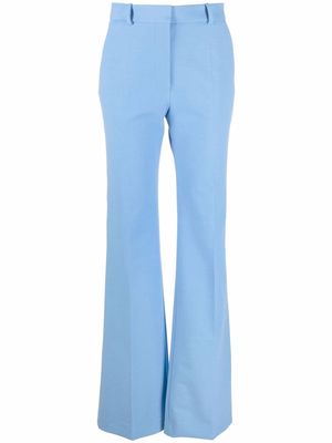 JOSEPH high-waisted flared trousers - Blue