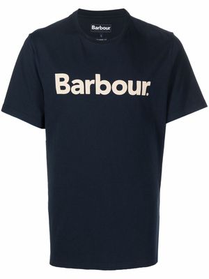 Barbour logo-print T-shirt - Blue