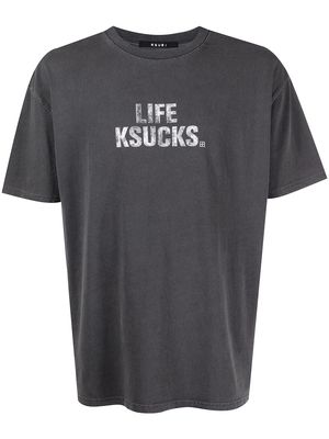 Ksubi KSucks Biggie cotton T-shirt - Black