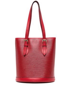 Louis Vuitton 1990s pre-owned Épi Bucket PM tote - Red