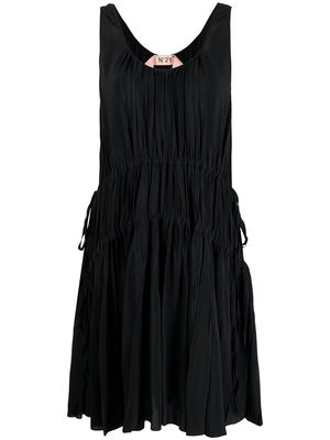 Nº21 pleated tiered dress - Black