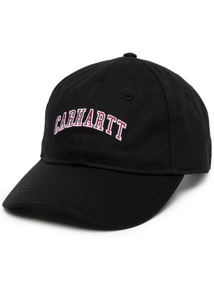 Carhartt WIP embroidered-logo cotton cap - Black