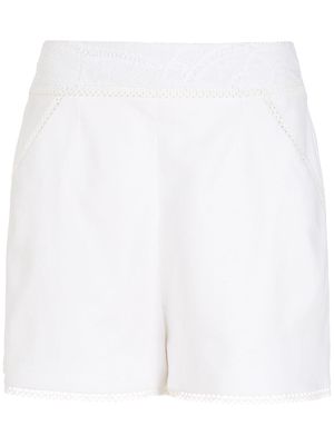 Martha Medeiros Bárbara linen shorts - White