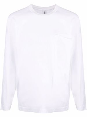 Transit chest welt-pocket T-shirt - White