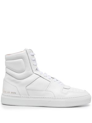 Common Projects panelled high-top sneakers - White