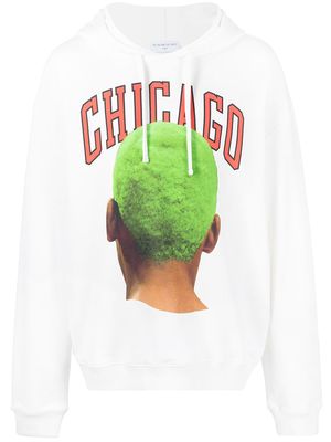 Ih Nom Uh Nit Chicago printed hoodie - White