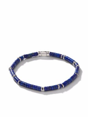 John Hardy Classic Chain Heishi Silver bead bracelet - Blue