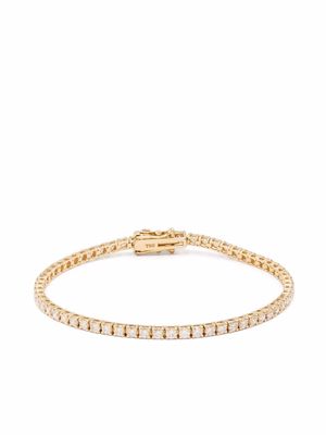 SHAY 18kt yellow gold mini tennis diamond bracelet