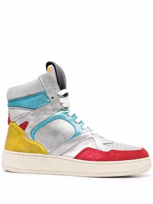HUMAN RECREATIONAL SERVICES colour-block panelled sneakers - Grey
