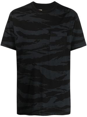 Maharishi animal-print short-sleeve T-shirt - Black