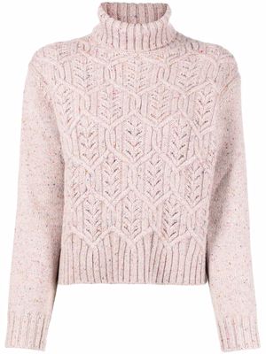 Loro Piana cable-knit cashmere jumper - Pink