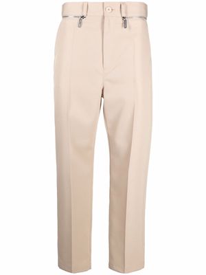 Opening Ceremony twill zip-waisted trousers - Neutrals