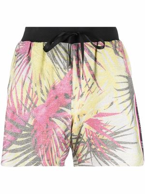 LIU JO tropical-print shorts - Yellow