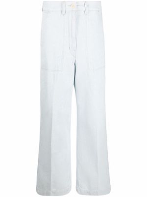 Lemaire high-waisted wide-leg jeans - Blue