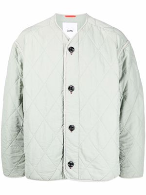 OAMC quilted button-down jacket - Green