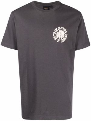 Deus Ex Machina logo-print cotton T-Shirt - Black