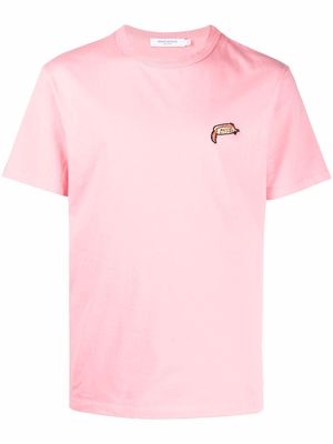 Maison Kitsuné Oly Hot Dog Fox crew-neck T-shirt - Pink