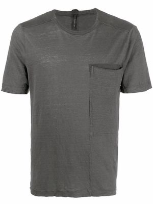 Transit chest welt-pocket T-shirt - Grey