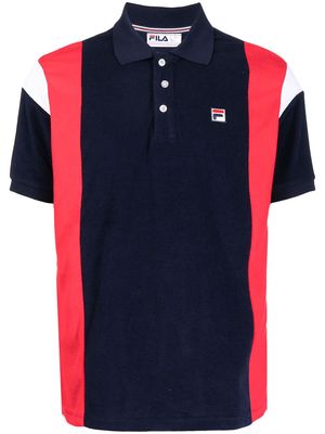 Fila colour-block polo shirt - Blue