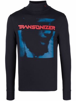 Raf Simons Transonizer-print jumper - Blue