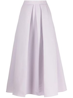 Sachin & Babi Leighton pleated A-line skirt - Purple