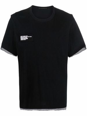 Helmut Lang logo crew-neck T-shirt - Black