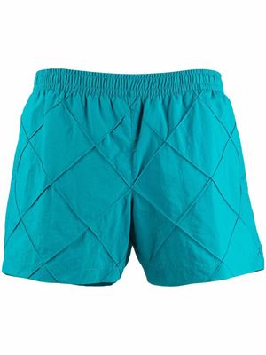 Bottega Veneta textured swim shorts - Blue