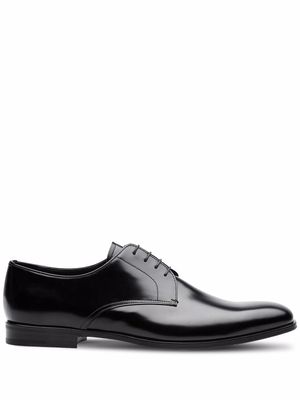 Prada leather Derby shoes - Black