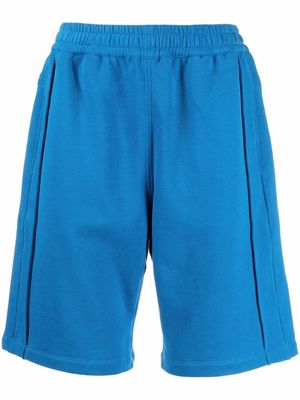 Zegna piped-trim detail shorts - Blue