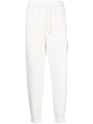 Emporio Armani four-pocket cotton-blend track pants - White