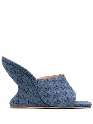 Magda Butrym open-toe high heel pumps - Blue