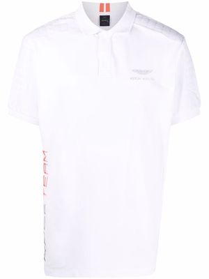 Hackett Aston Martin Racing Moto polo shirt - White