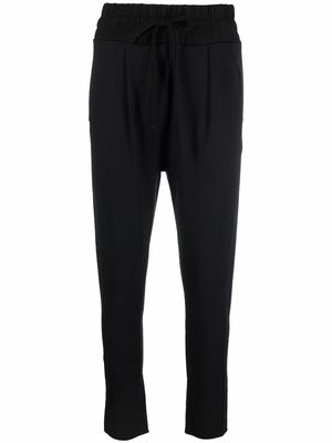 Thom Krom drawstring-fastening waist trousers - Black