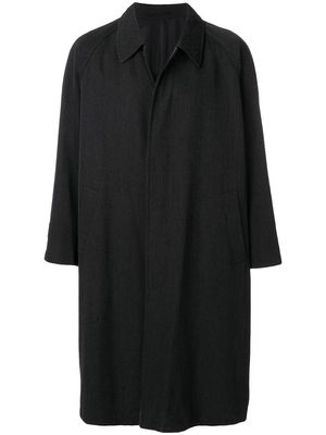 Comme Des Garçons Pre-Owned 1997 boxy long coat - Black