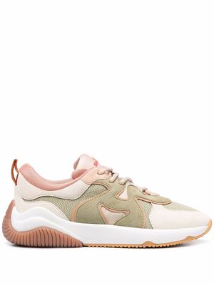 Hogan panelled lace-up sneakers - Neutrals