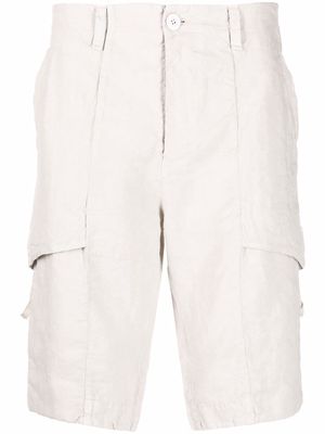 Transit linen bermuda shorts - Neutrals