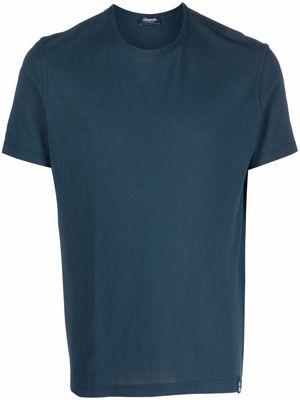 Drumohr short-sleeve cotton T-shirt - Blue