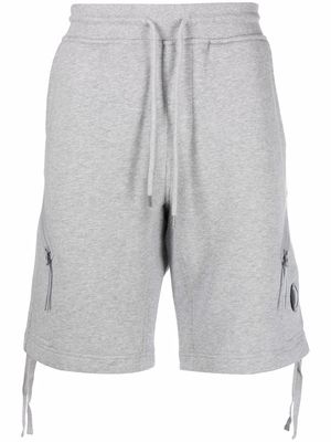 C.P. Company side zip-detail shorts - Grey