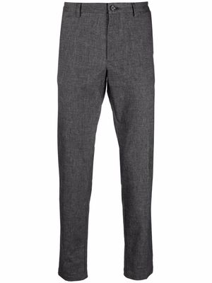 BOSS mouliné slim-fit trousers - Grey