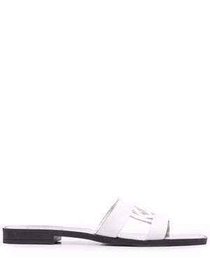 Karl Lagerfeld open toe sandals - White