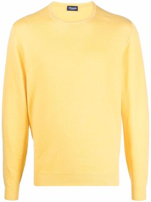Drumohr crew-neck knit jumper - Yellow