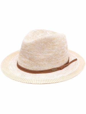 Barbour woven fedora hat - Neutrals