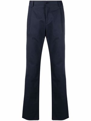 ETRO straight-leg chino trousers - Blue