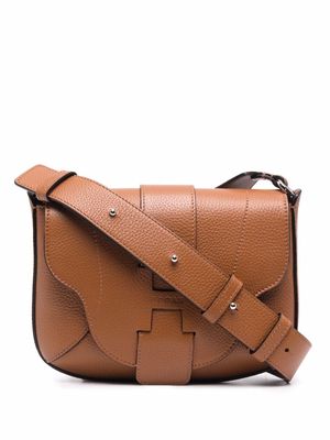 Hogan H-Bag leather crossbody bag - Brown