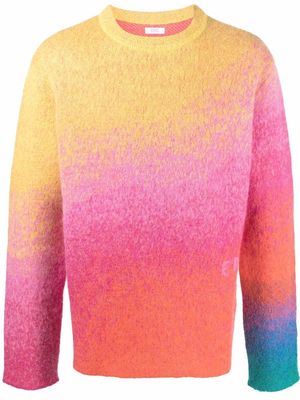 ERL gradient wool sweatshirt - Orange